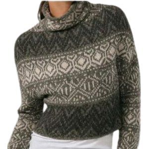 Vince Turtleneck Cropped Sweater • Wool• Size Large